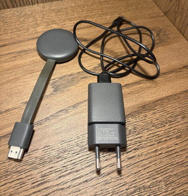 Google Chromecast 3. Generation - Farbe ''Karbon'' - voll funktionstüchtig