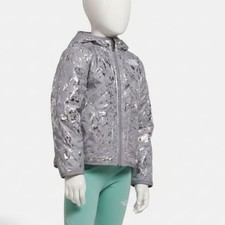 The North Face Silver Kids Unisex Reversible Shady Glade Hooded Jacket Size 7