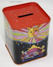 Spardose Sparbüchse Katze Rosina WACHTMEISTER mit 4 farbfrohen Katzen Motiven