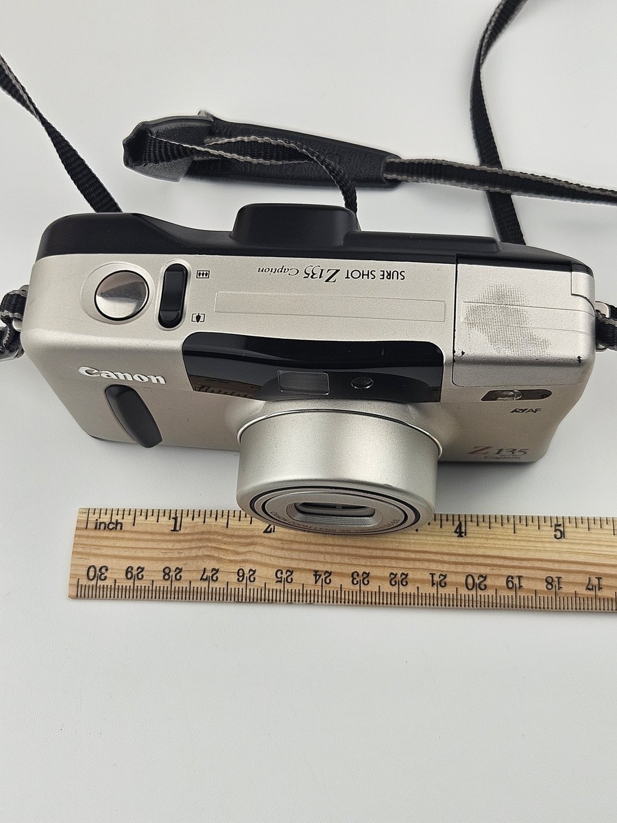 Canon Sure Shot Z135 Caption 35mm Film Camera 38-135mm Zoom SAF