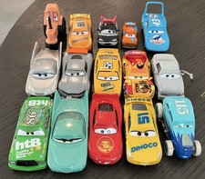 Disney Pixar Movie CARS Lot Of 15 Vehicle Diecast Toy Cars - Read
