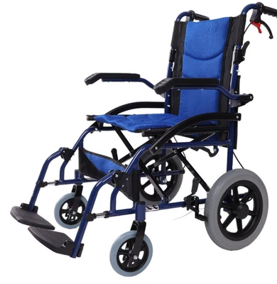 ANGEL MOBILITY Ultra Lightweight Compact Travel Transit Aluminum Wheelchair 9.9kg