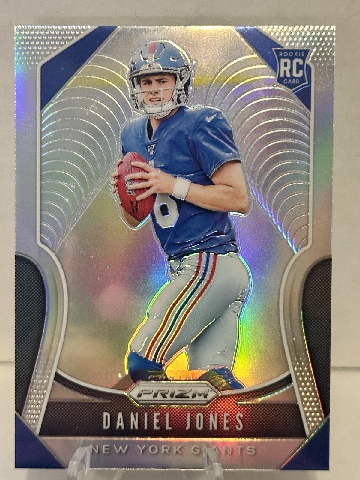2019 Panini Prizm - Rookie Daniel Jones #302 Silver Prizm (RC)