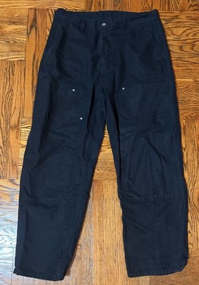 Carhartt WIP Walter Linen Blend Trousers   Black   Size M