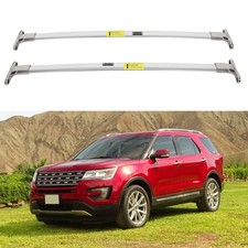 All Aluminum Set Top Roof Rack Cross Bars Crossbars For 2016-2019 Ford Explorer All Aluminum Set Top Roof Rack Cross Bars Crossbars For 2016-2019 Ford Explorer