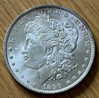 1890-O Morgan $1 Silver Dollar - Better Date - Uncirculated. Very Nice