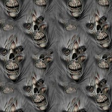Ripping Skull Faces 22 - 16" x 48" Hydrographic Film Hydro Dipping