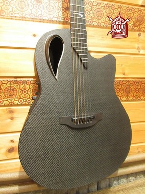Ovation Adamas 2080 Kohlefaser Akustikgitarre E-Gitarre Tiefe Schüssel mit Ko...