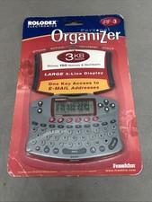 Vintage Rolodex RF-3 Electronic Personal Organizer PDA NOS Sealed Y2K Franklin