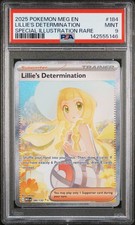 Lillie's Determination 184/132 S.I.R. MINT PSA 9. Pokemon Mega Evolution