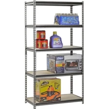 Silver Vein 36"W x 18"D x 72" H 5-Shelf Steel Shelving Garage Shelf Units 2022