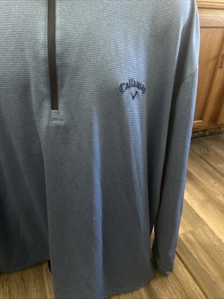 Pullover Callaway Golf 1/4 Cremallera - Excelente Estado - Talla 3XL Azul Foto 3 de 4