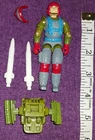Incomplete Fast Draw Figure Visor Missiles Backpack GI Joe Arah Vintage