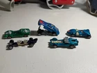 Lot of 4 nice HOT WHEELS REDLINES + 1 JL Topper:  TEASER/Twinmill/Mongoose/Mod
