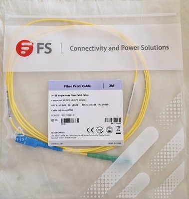 FS LWL Patchkabel 10er Pack 2m 9/125 SC/UPC-LC/APC Simplex