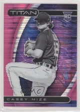 2021 Panini Chronicles Titan Pink Pulsar Prizm Casey Mize #9 uk2