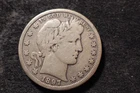 1897-S BOLD VG Fine Barber Liberty Half Dollar KCX
