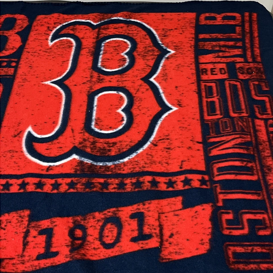 Boston Red Sox MLB Northwest Company 50"x 60" Fleece Throw Blanket  - Image 4 of 4