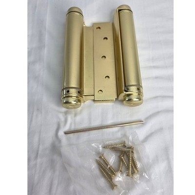 5'' Brass Adjustable Double Action Spring Hinge Saloon Swinging or Cafe Door 