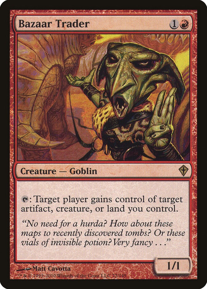 Bazaar Trader - Worldwake - MTG (NM)