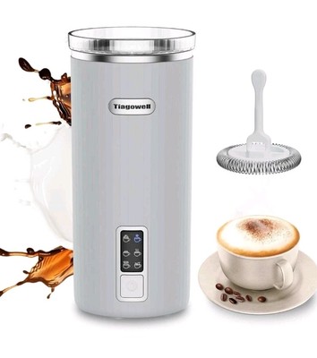 Milk Frother 6-in-1 Milk Steamer, 8.5 oz. Hot And Cold Foam Make & Milk Warmer