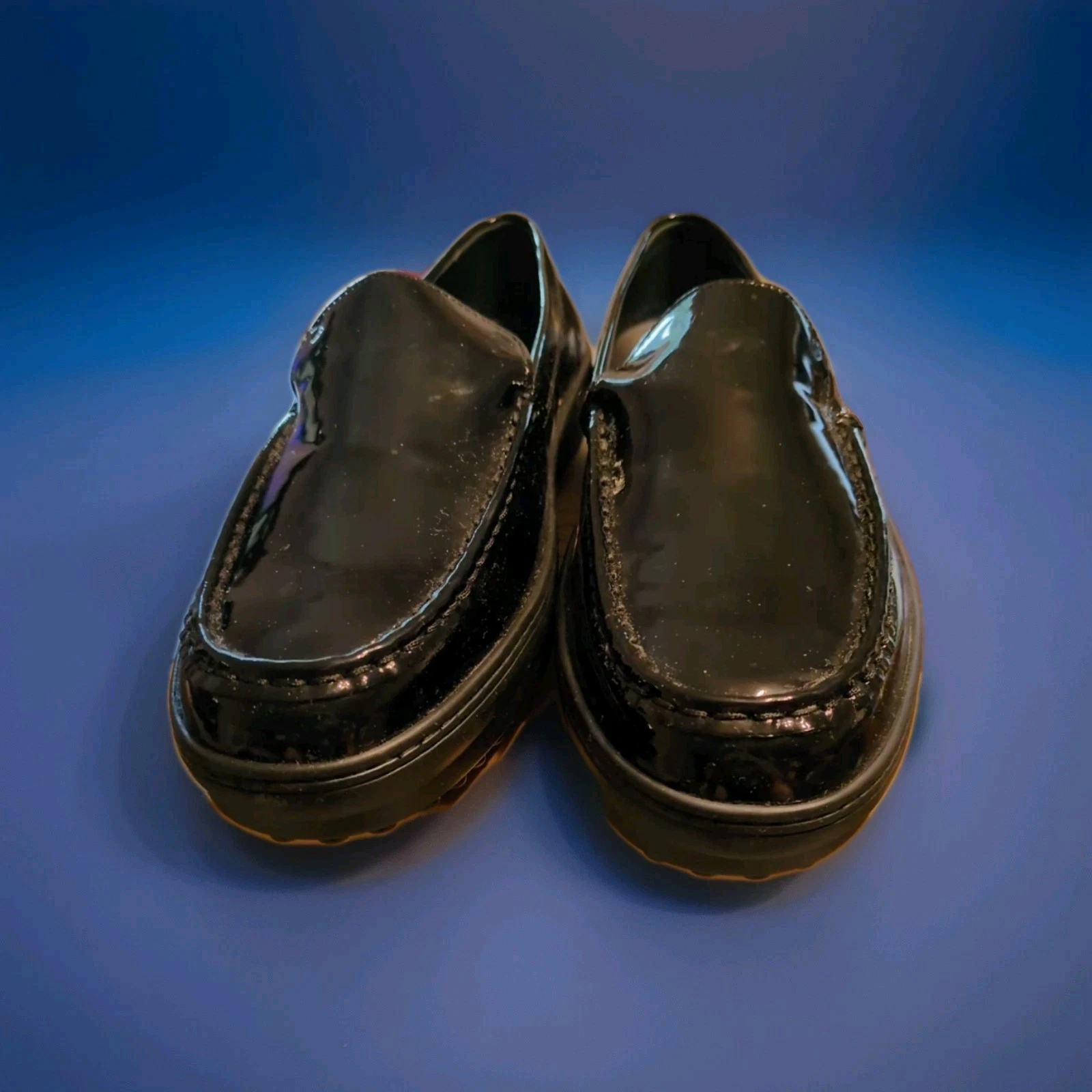 TOD’S Mocassino da guida Tods 41 1 2 nero brevettato Gommino US 10 1 2