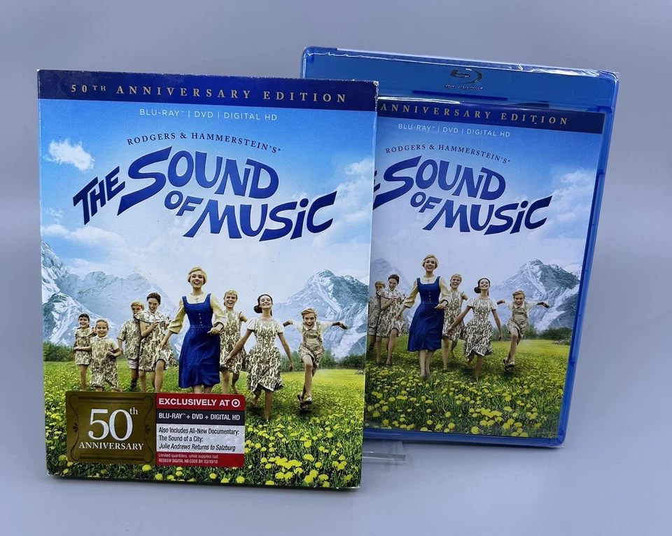 The Sound of Music 50th Anniversary (Blu-Ray + DVD, 1965) Target Exclusive NEW - Image 2 of 4