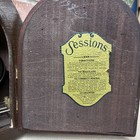 Vintage Sessions Mantle Clock Walton Working Original Finish Chimes — photo 7