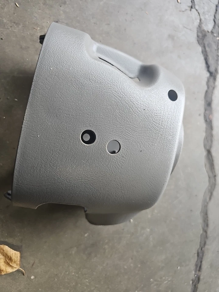 2003-2006 Cadillac Escalade coluna de direção acabamento superior inferior capa mortalha marrom - Imagem 2 de 2