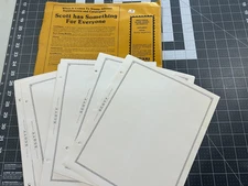 Lot of 52 Scott Minuteman Blank Pages 180Z003 New old stock, open combined packs