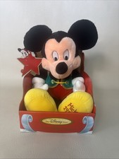 Vintage Disney Mickey Mouse Large 15  Winter Mickey Plush Christmas 1999