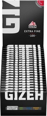 Gizeh Black Extra Fine Magnet Zigarettenpapier (2x 20 Päckchen je 100 Blatt)