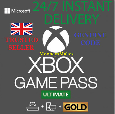 Buy XBOX LIVE Game Pass Ultimate 1 MONTH Code Instant Code, New & Existing Accounts