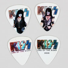KISS Stage-Issued Guitar Picks (4)