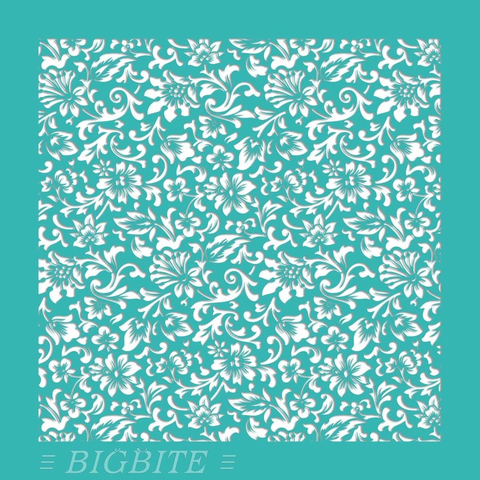 Shabby Chic STENCIL: Italian Floral Decor Pattern (DIY Furniture Print) #061 - Image 2 of 4