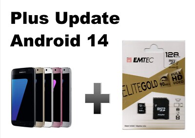 Samsung Galaxy S7 32+128GB Schwarz Update auf Android 14 Neuste Version B_Ware