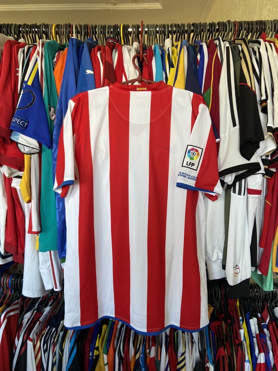 ATLETICO MADRID 2008 2009 HOME FOOTBAL SHIRT JERSEY NIKE 287469