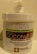 Advanced Clinicals, Coconut Oil Moisturizing Cream, 16 oz (454 g)