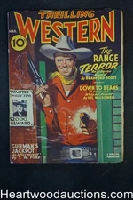 Thrilling Western Mar 1946 Bradford Scott, Syl MacDowell, Allan K. Echols - High