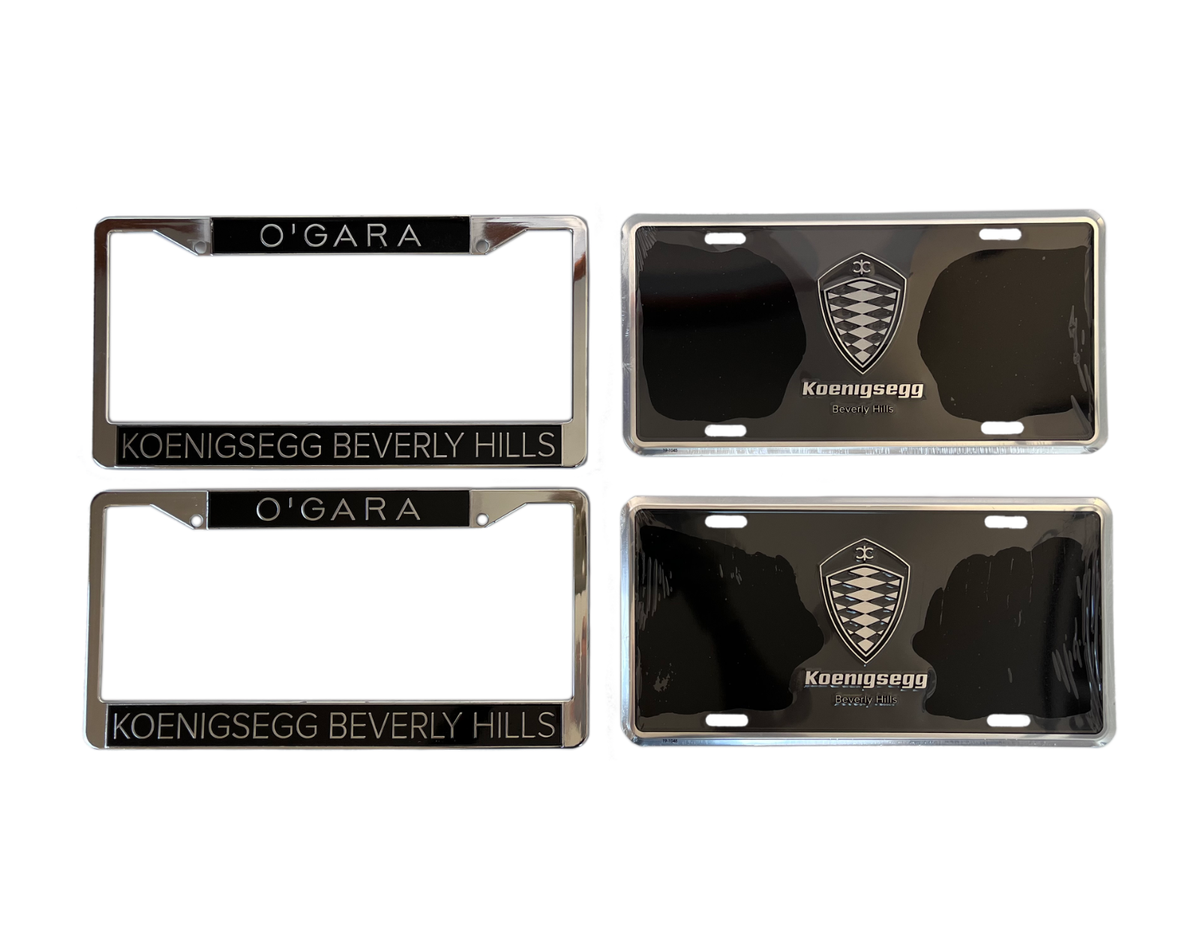 O'Gara Coach Classic Koenigsegg Beverly Hills License Plate Frame