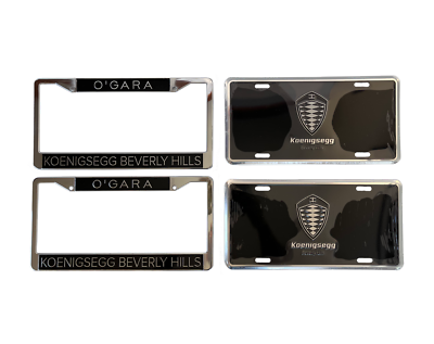 O'Gara Coach Classic Koenigsegg Beverly Hills License Plate Frame