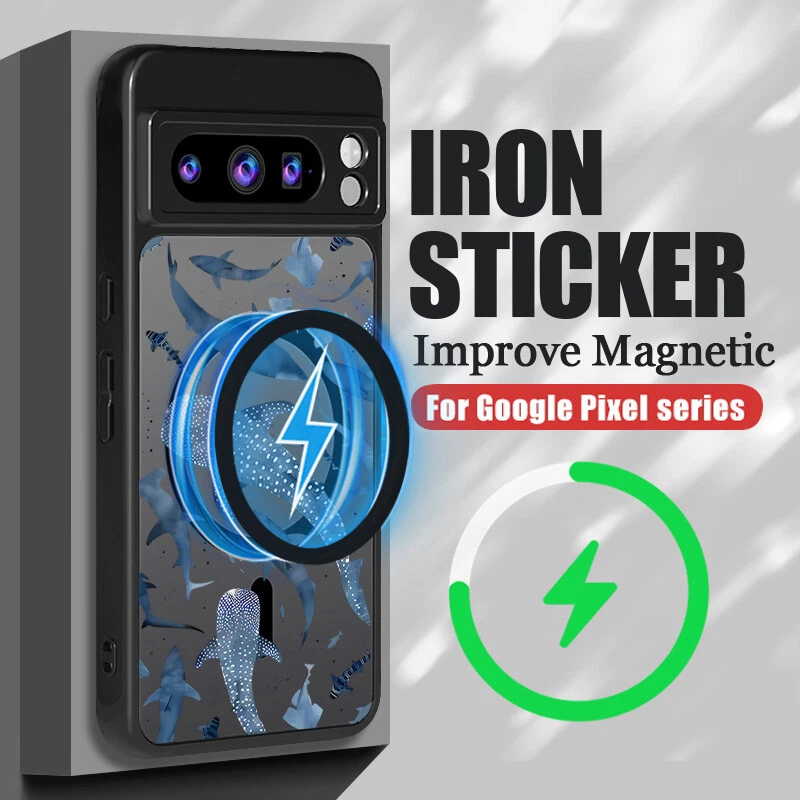 Shark Magnetic Phone Case For Google Pixel 9 Pro XL 9A 8 8A 7 7A Sea Star Cover - Image 2 of 4