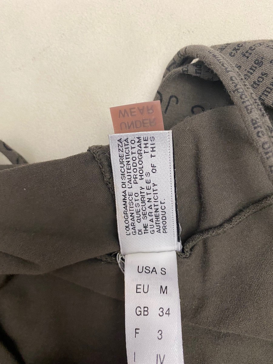 Authentic John Galliano Newspaper Hoodie Black & Khaki Long