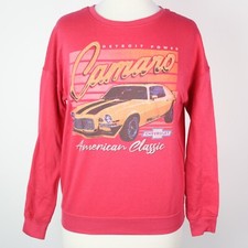 GM Womens XS Camaro Detroit Power Chevrolet Crew Sweatshirt