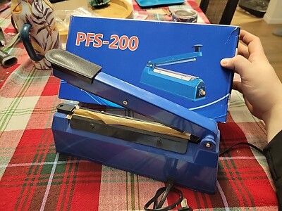 Impulse Sealer PFS-200 For PP/PE Bags 8  200mm Heat Sealer Machine 160w