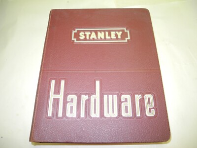 VINTAGE STANLEY TOOLS #20 HARDWARE CATALOG FROM 1965, BEAUTIFUL EMBOSSED BINDER