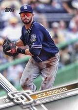 2017 Topps Baseball MLB Nick Noonan San Diego Padres #143 SS SD