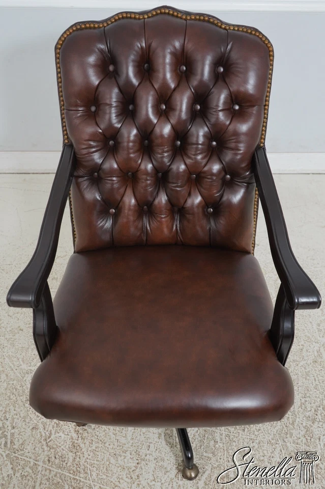 L67581: MAITLAND SMITH Nº Silla de escritorio de oficina de cuero 116 ~ Nueva Foto 2 de 4