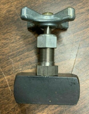 1/8 FNPT Steel Needle Valve (10,000 Psi) Hydraulics / Fluids Deltrol S150S1