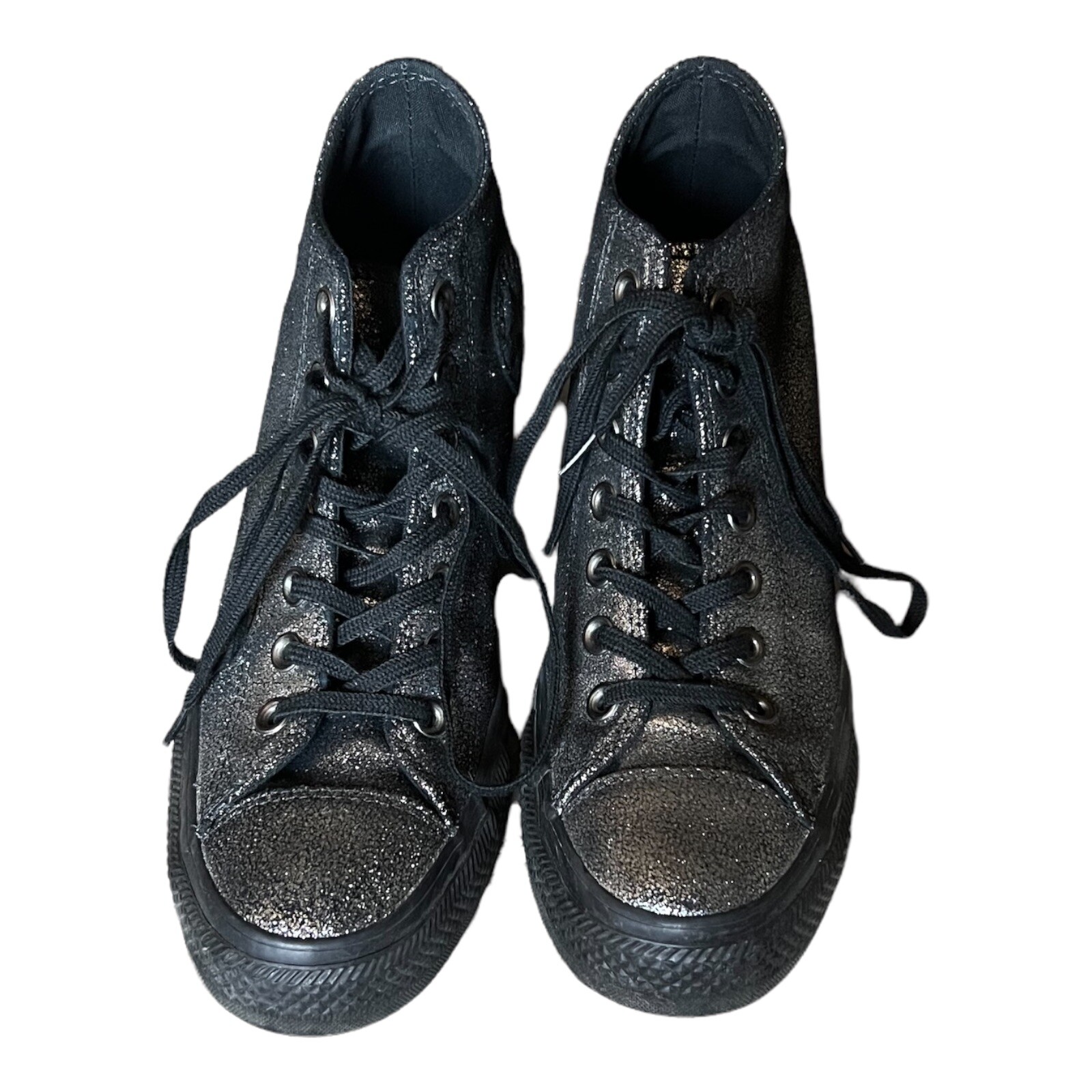 Converse Chuck Taylor All Star Lux Hidden Heel Wedge Silver Women's Size  8.5 | eBay